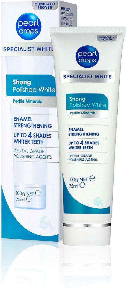 Pearl Drops Strong Polished White Toothpolish 75 ml