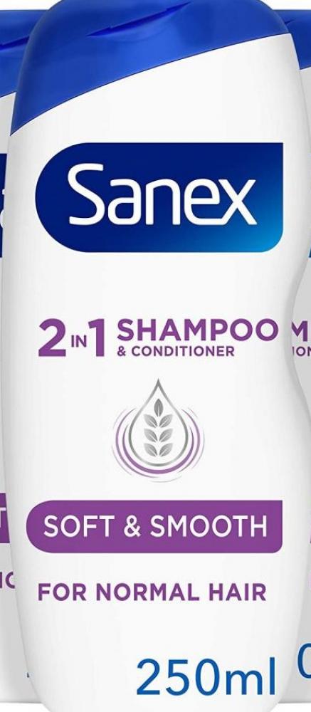 Tilmeld ordbog Kirkegård Sanex Nourishing And Gentle 2 in 1 Shampoo And Conditioner 250ml | Approved  Food