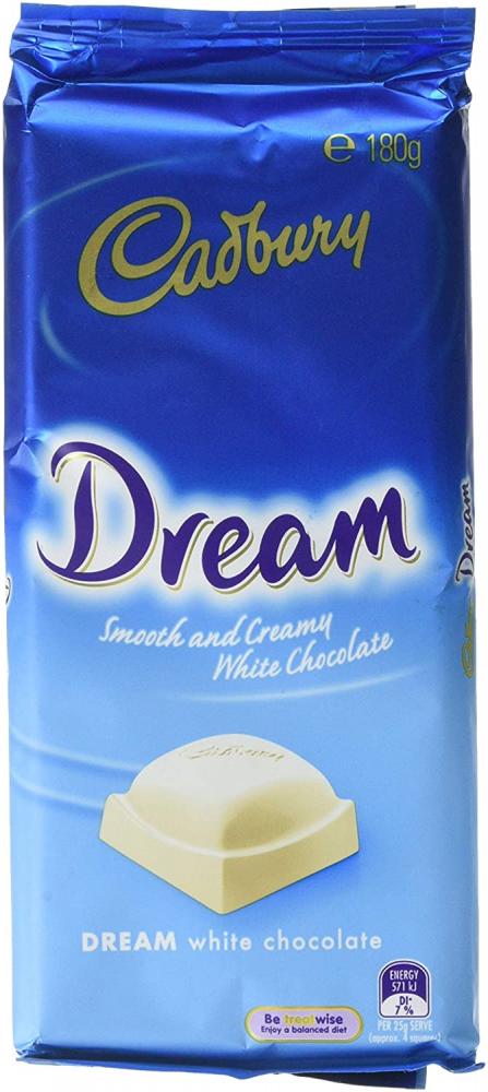 Cadbury Dream Smooth and Creamy White Chocolate 180g