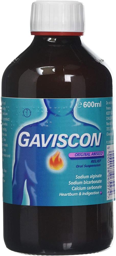 Gaviscon Liquid Heartburn And Indigestion Relief Aniseed Flavour 600ml