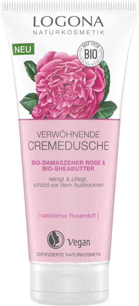 Logona Indulgent Shower Cream Bio-Damask Rose and Bio-Shea Butter 200 ml