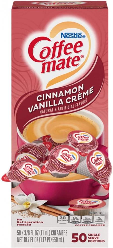 Nestle Coffee Creamer Cinnamon Vanilla 50 cups