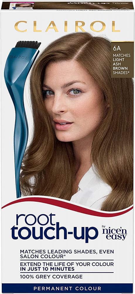 Clairol Nicen Easy Nice n Easy Root Touch-Up Permanent Hair Dye 6A Light Ash Brown