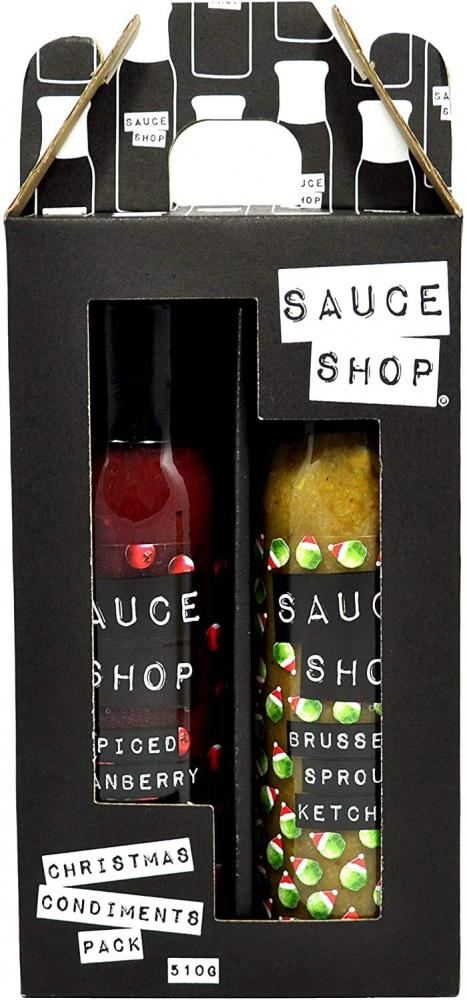 Sauce Shop Christmas Condiment Gift Set 255g and 255g