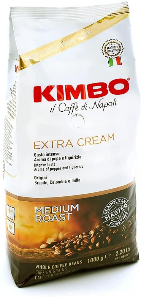 Kimbo Extra Cream Espresso Coffee Beans 1kg