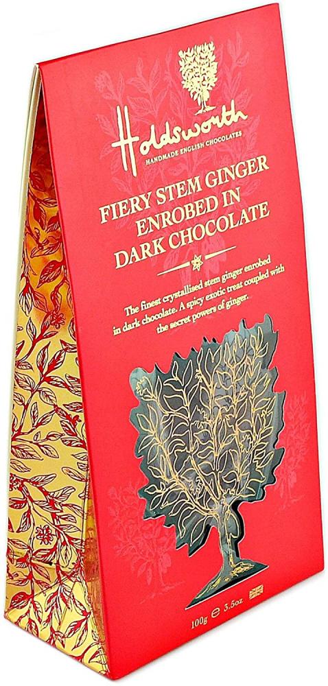 Holdsworth Chocolates Fiery Stem Ginger 100 g