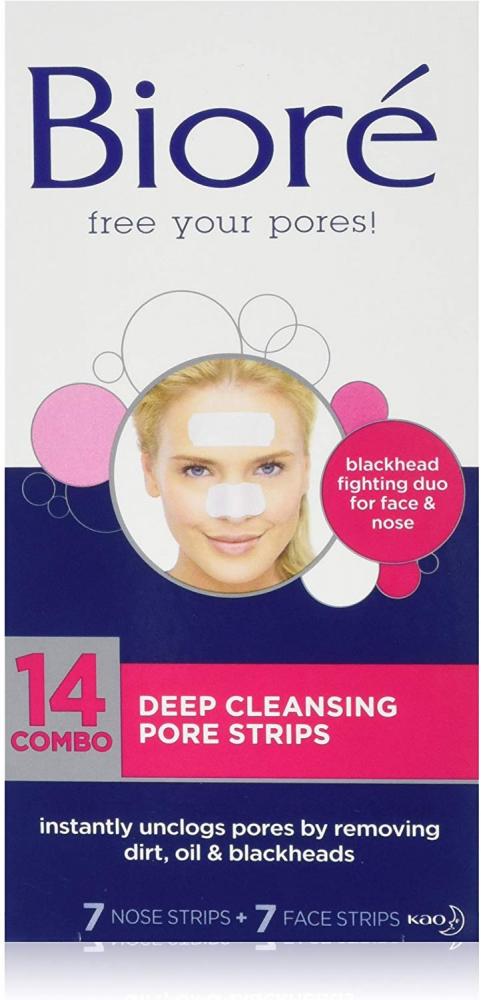 Biore Free Your Pores Deep Cleansing Pore Strips Pack of 14