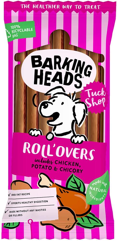 Barking Heads Tuck Shop Natural and Healthy Treat - Rollovers 150 g