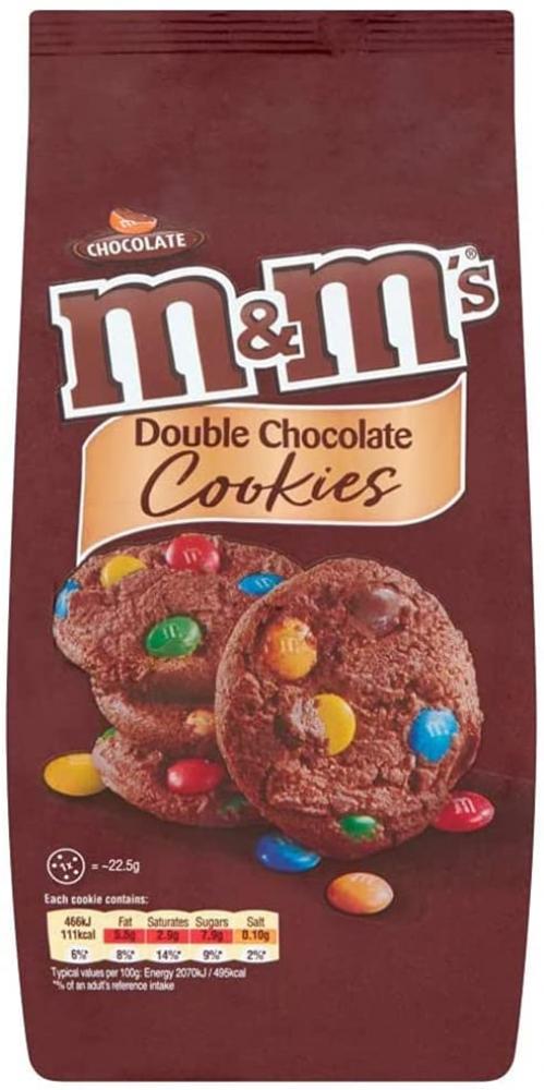 M and Ms Double Chocolate Cookies 180g