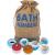 Bomb Cosmetics Handmade Hessian Sack Blaster Gift For Him Bath Humbug Spicy 7 Count