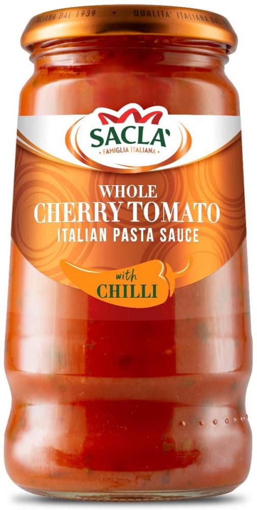 Sacla Italia Whole Cherry Tomato and Chilli Pasta Sauce 350g