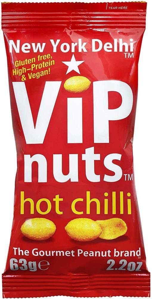 SALE  New York Delhi VIP Nuts Hot Chilli 63g