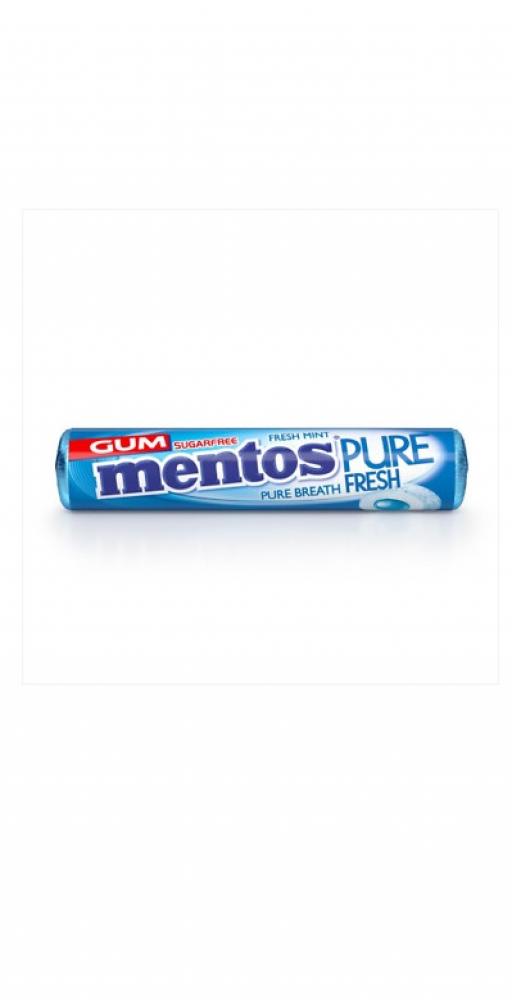 CASE PRICE  Mentos Gum Pure Fresh Mint 24 x 15.5g