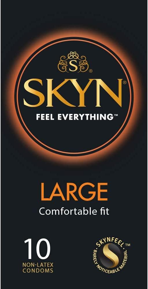 Skyn Large Non latex Condoms Pack of 10