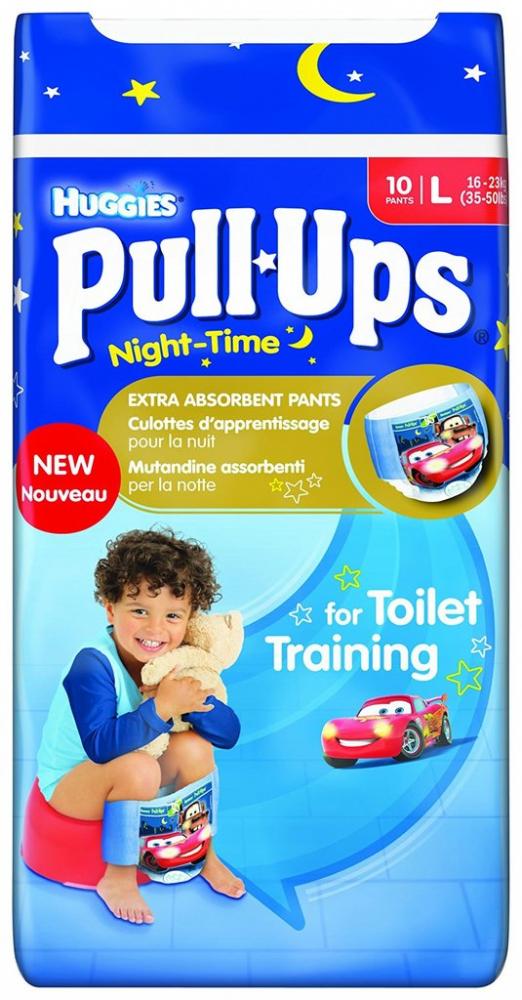 Huggies Pull Ups Night Time For Boys Large 10 Pack