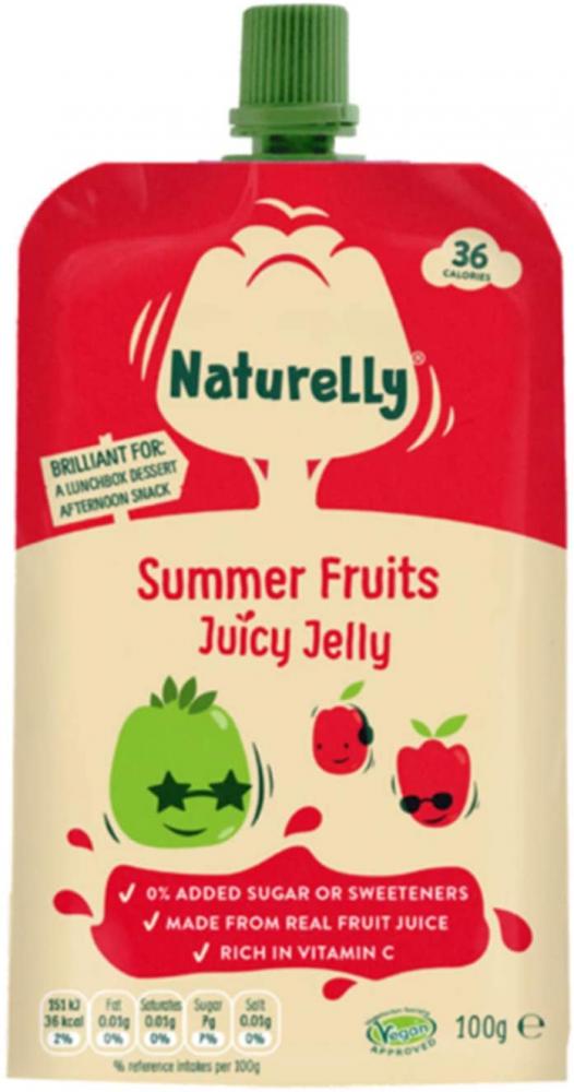 Naturelly Juicy Fruit Jelly Squeeze Pouche 100g