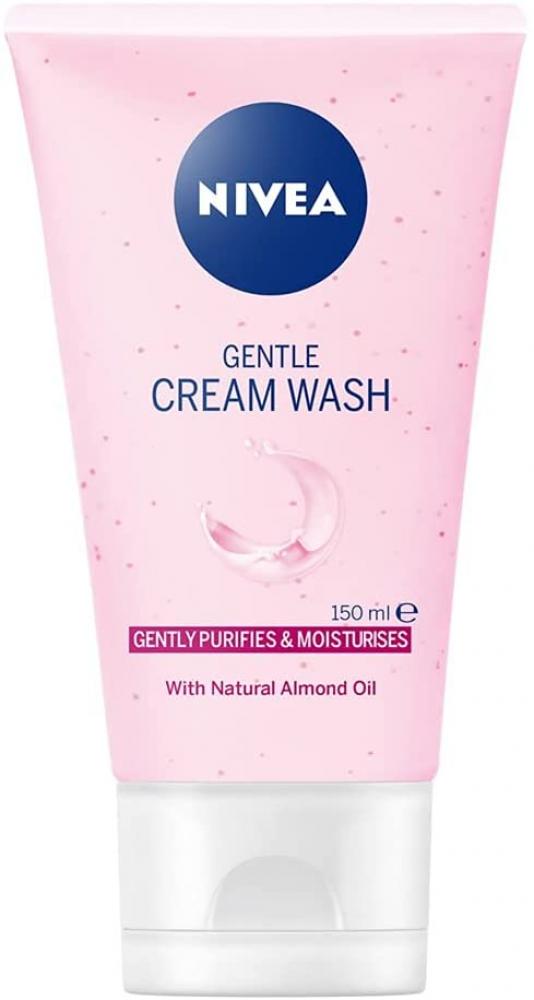 Nivea Gentle Face Cleansing Cream Wash for Dry and Sensitive Skin 150ml