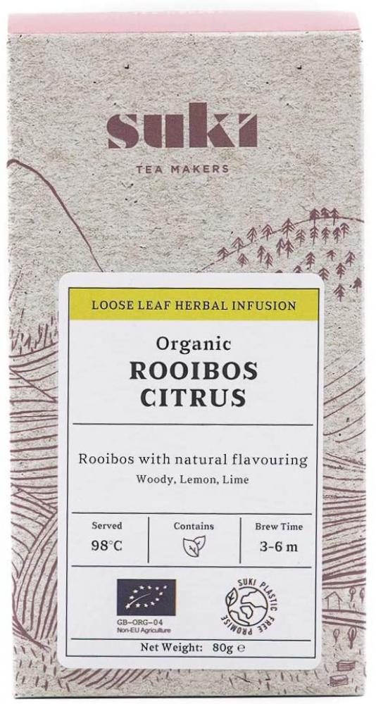 Suki Tea Green Rooibos Citrus Loose Herbal Tea 80g