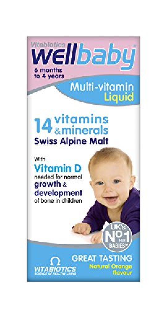 Vitabiotics Wellbaby Multi-Vitamin Liquid 150 ml Damaged Box