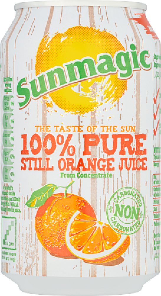 Sunmagic Pure Still Orange Juice 330ml