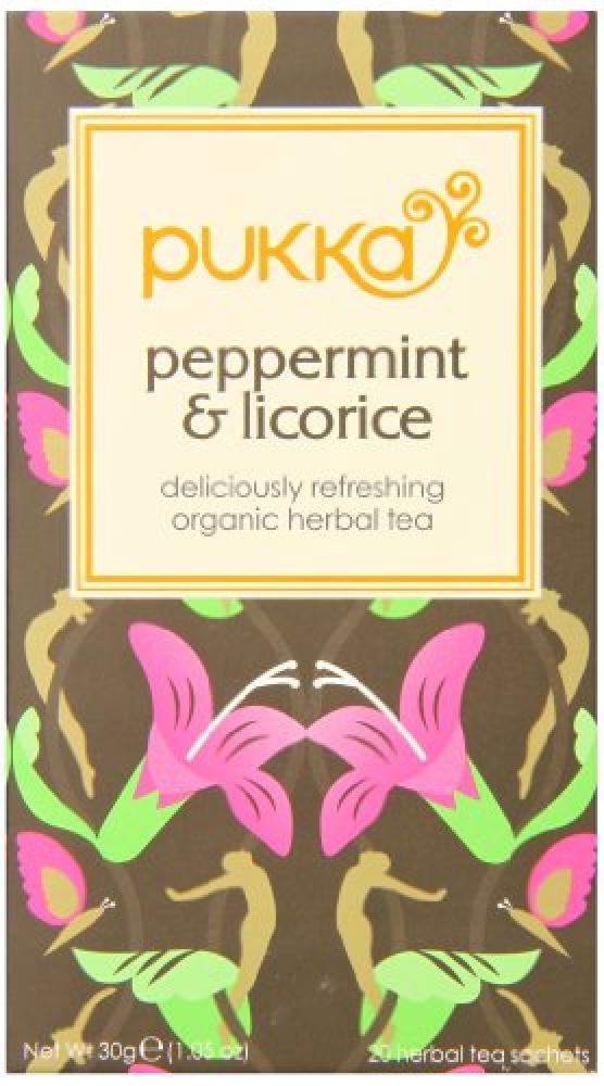 Pukka Organic Peppermint and Licorice 20 Sachets