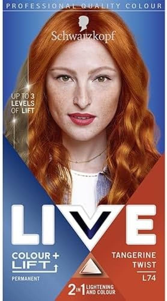 Schwarzkopf LIVE Colour Lift Long-Lasting Permanent Copper Hair Dye ...