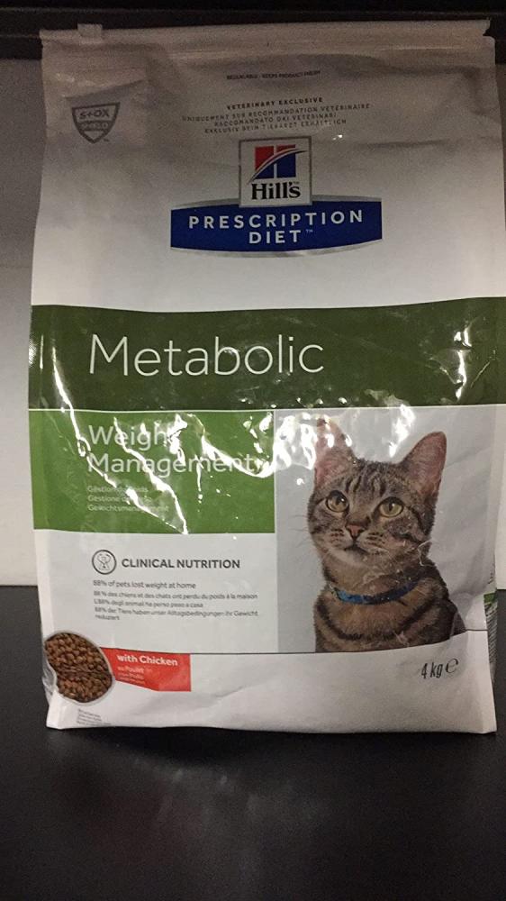 Hills Prescription Diet Metabolic Feline Cat Food Weight Management 4kg