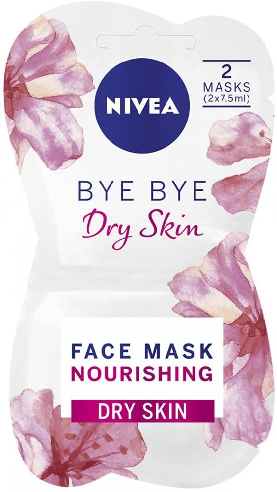 Nivea Bye Bye Dry Skin Nourishing Face Mask 2x7.5ml | Approved Food