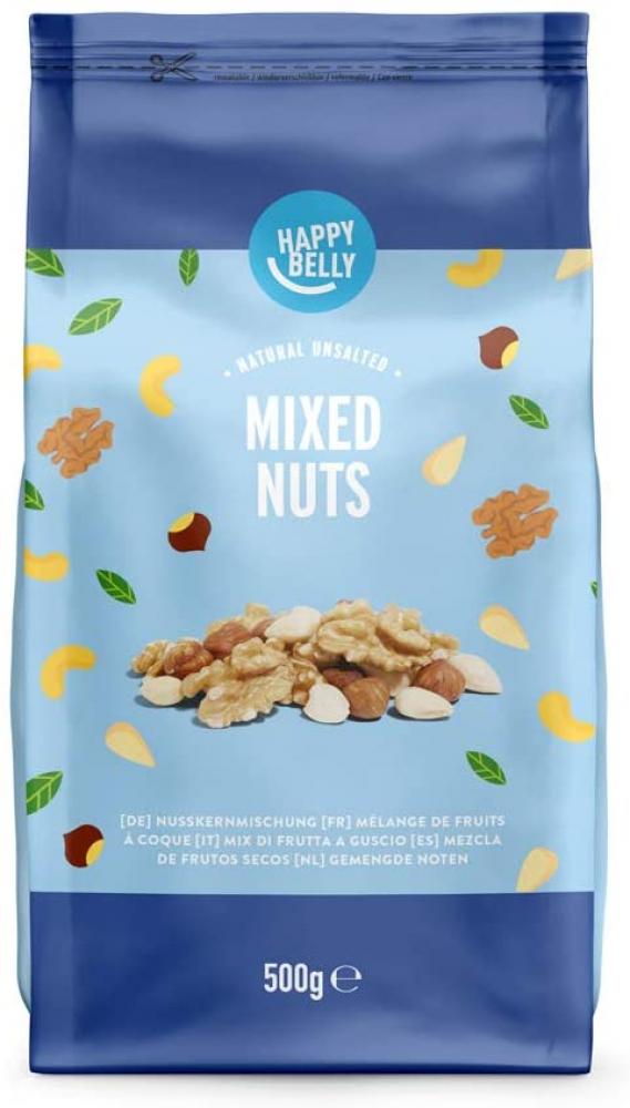 Happy Belly Natural Unsalted Mixed Nuts 500g