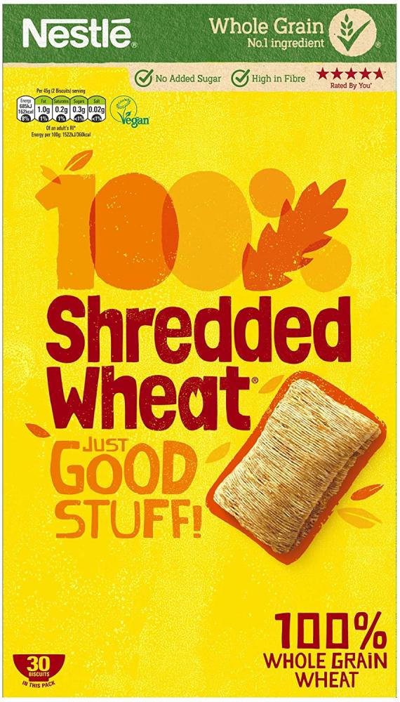Nestle Shredded Wheat Cereal 30 Biscuit