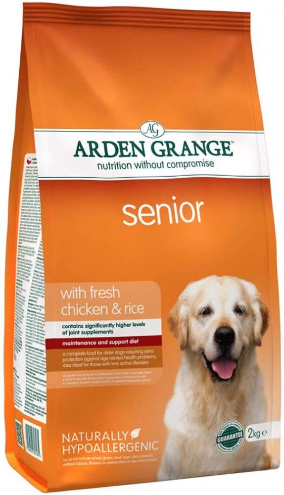 Arden Grange Adult Senior Dry Dog Food Chicken 2kg