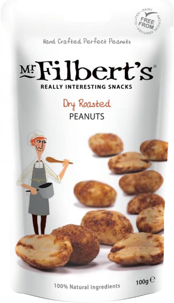 CASE PRICE  Mr Filberts Dry Roasted Peanuts 12 x 100g