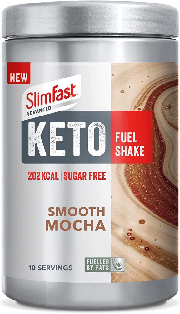 SALE  SlimFast Advanced Keto Fuel Shake Smooth Mocha 350 g