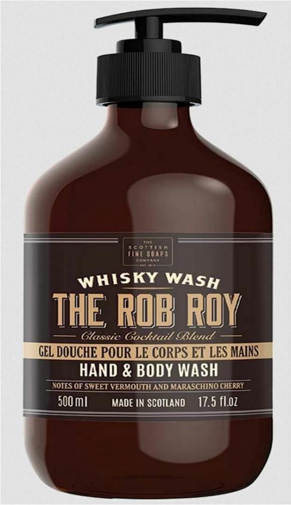The Scottish Fine Soaps Company Whisky Wash The Rob Roy Hand and Body Wash 500ml