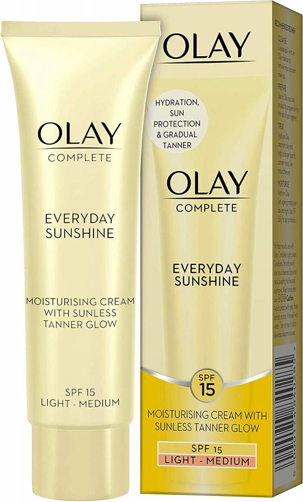 Olay Everyday Sunshine Cream With Sunless Tanner SPF15 Light 50ml