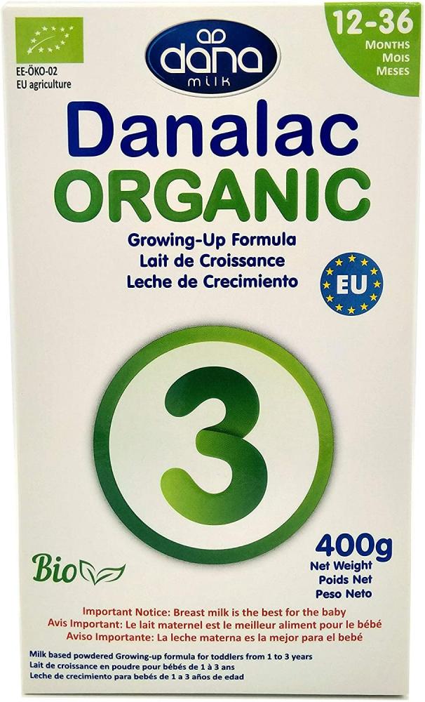 Danalac Organic Growing Up Formula Stage 3 400g