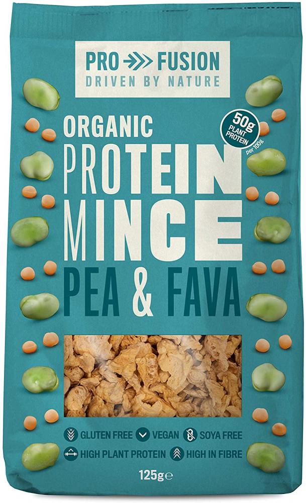 Pro Fusion Organic Vegan Pea and Fava Protein Mince 125 g