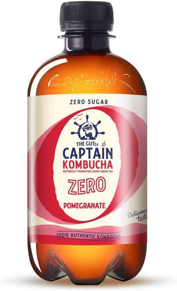 The Gutsy Captain Kombucha Zero Pomegranate 400ml