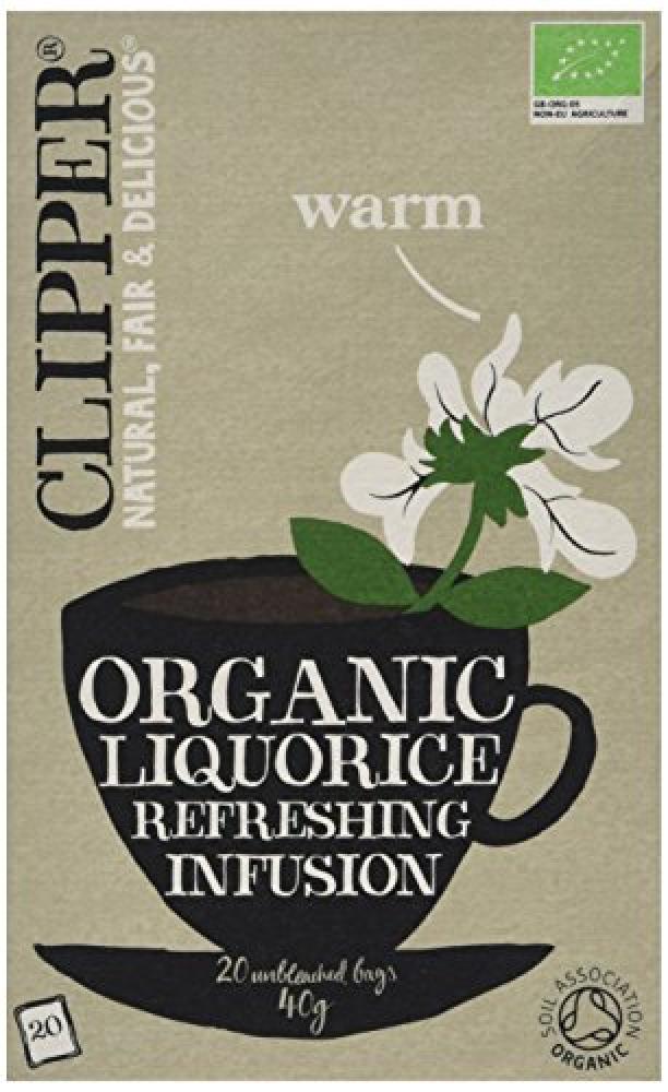 Clipper Organic Infusion Liquorice 20 Tea Bags
