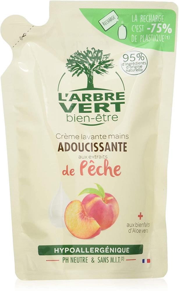 L Arbre Vert Being Organic Peach Hand Wash Cream Refill 300 ml