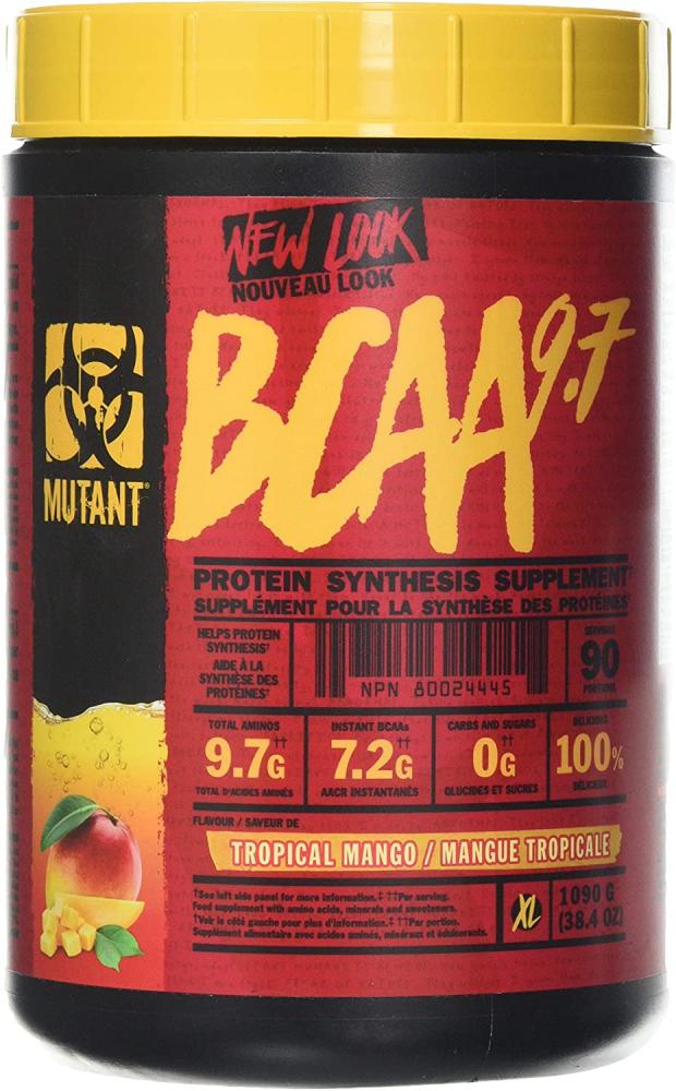 Mutant BCAA 9.7 Supplement BCAA Powder Tropical Mango 1090g