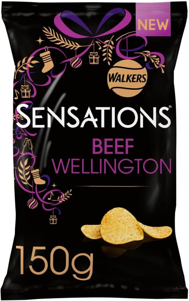 Walkers Sensations Beef Wellington Crisps 150g
