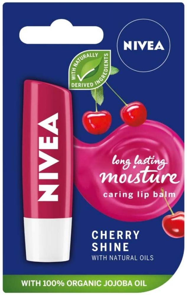 Nivea Cherry Shine Caring Lip Balm 4.8 g