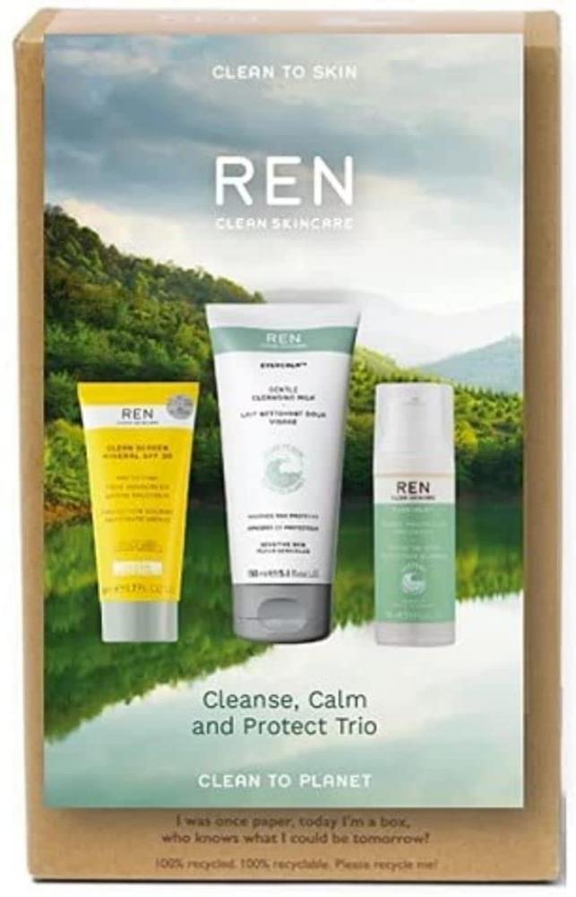 REN Clean Skincare Cleanse Calm and Protect Kit