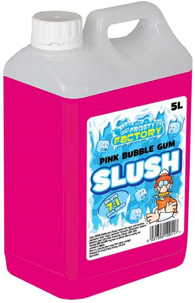 Crazy Frosty Factory Slush Syrup Pink Bubblegum 5L