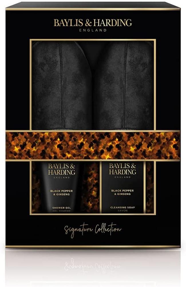 Baylis and Harding Black Pepper and Ginseng Luxury Slipper Gift Set