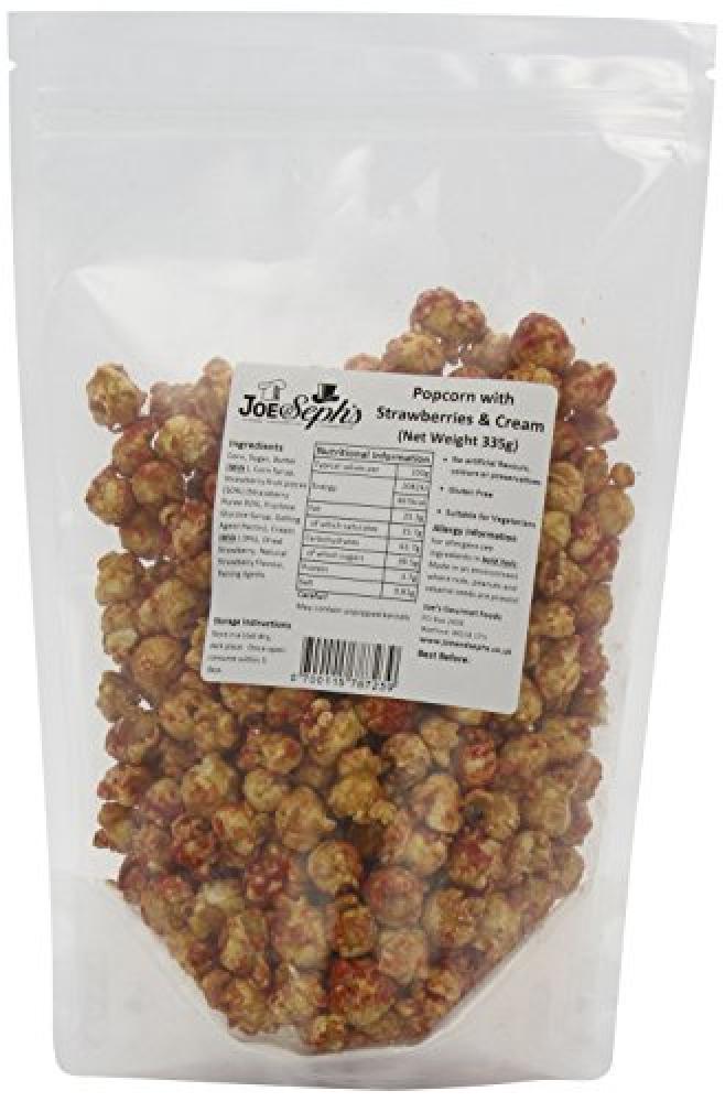Joe and Sephs Stawberries and Cream Popcorn Party Pack 335 g