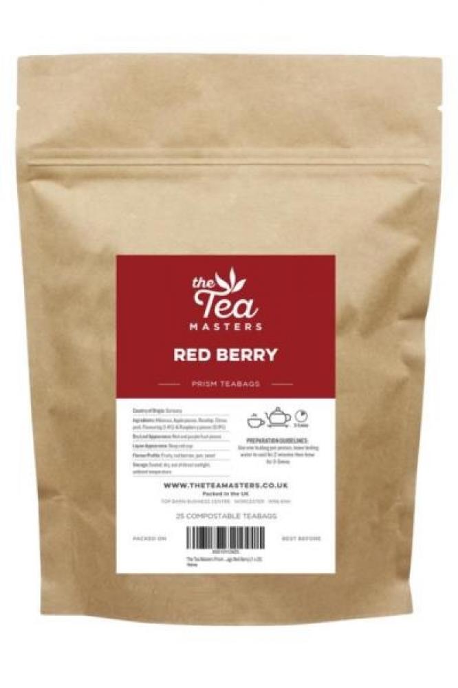 SALE  The Tea Masters Red Berry 25 Prism Teabags