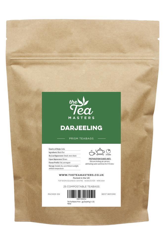 The Tea Masters Darjeeling 25 Compostable Teabags