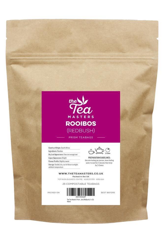 The Tea Masters Rooibos 25 Compostable Teabags